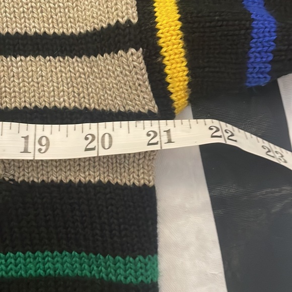 Pronto Moda Sz M Multicolored Stripe Boxy Crewneck Sweater - Picture 7 of 9